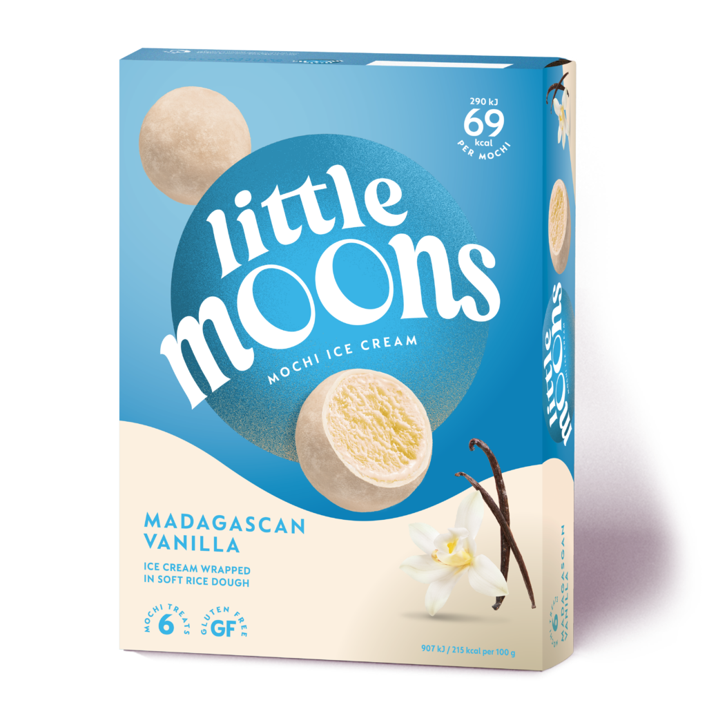 Madagascan Vanilla Mochi Ice Cream - Little Moons
