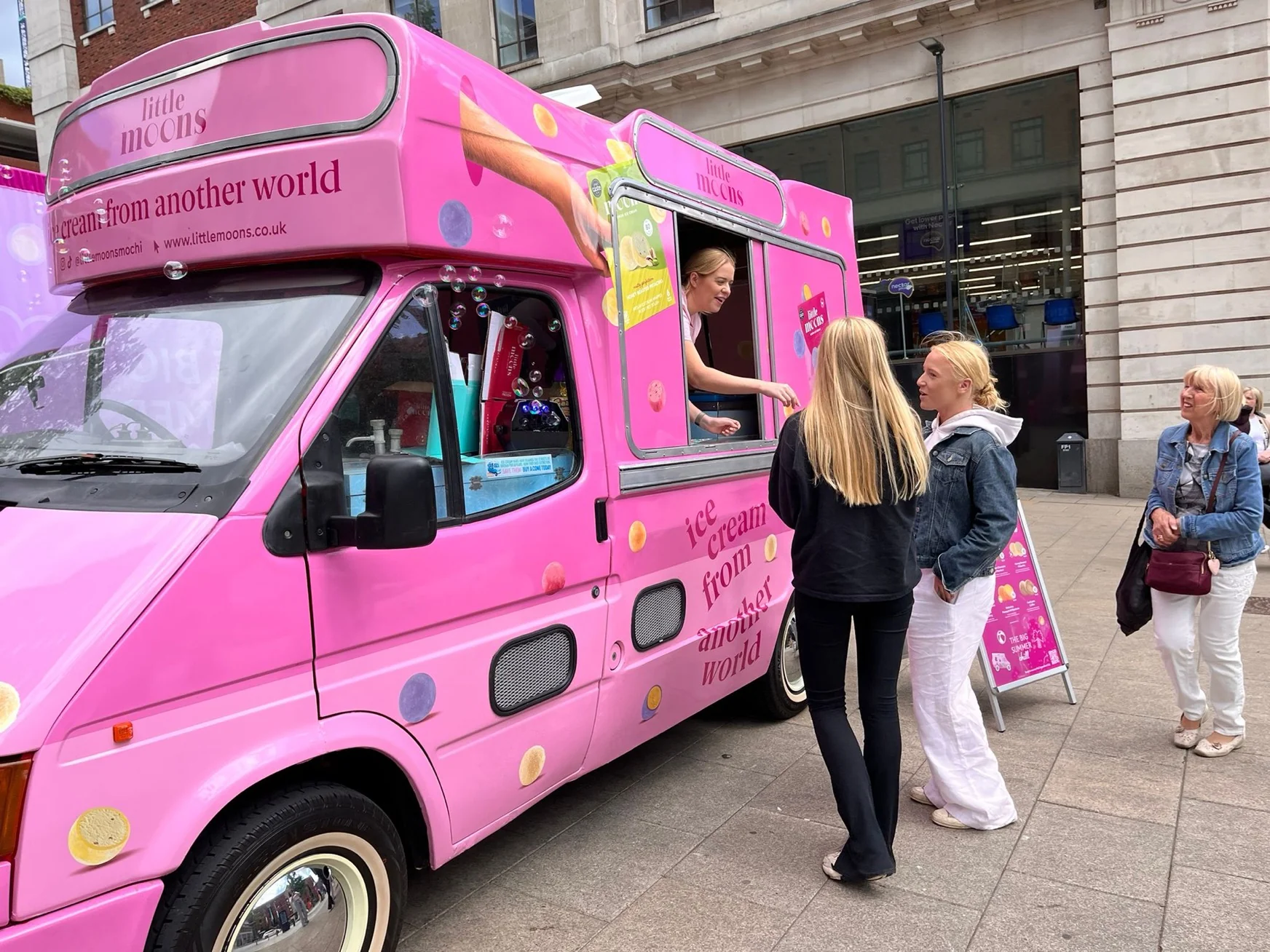 OUR ICE CREAM VAN IS BACK ON THE ROAD Little Moons
